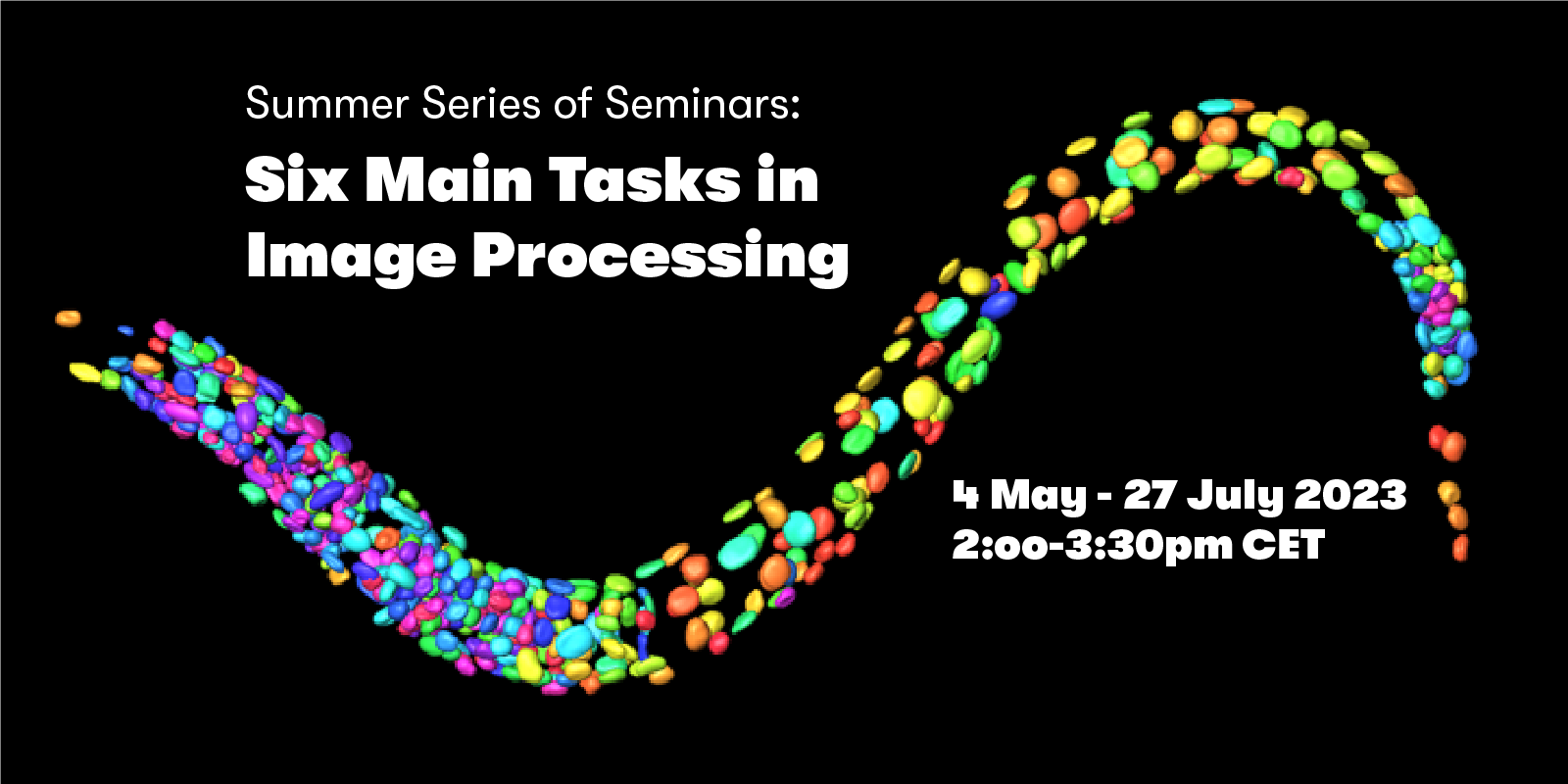 Decorative image; series of seminars on image processing