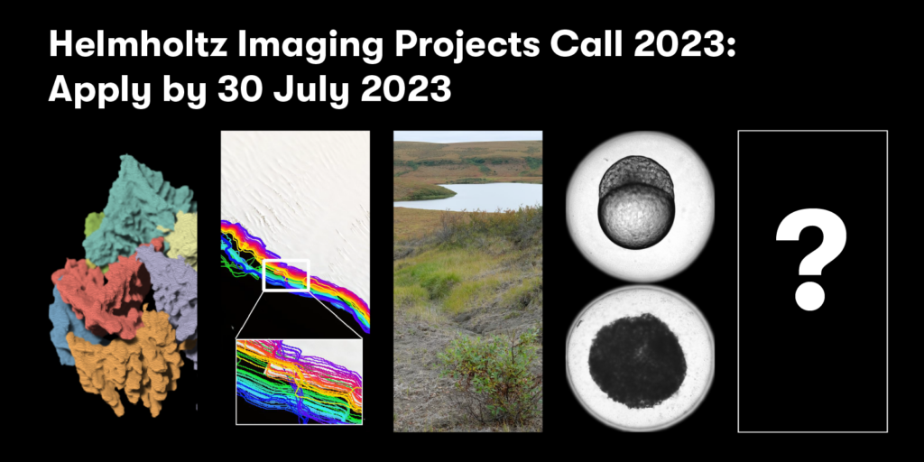 Decorative image to promote the Helmholtz Imaging Projects Call 2023