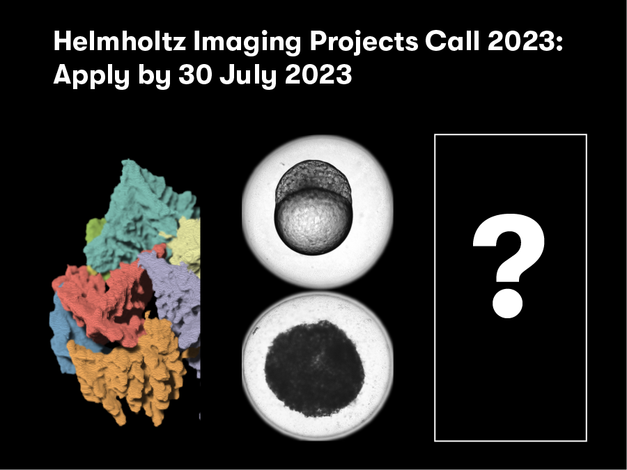 Decorative image to promote the Helmholtz Imaging Projects Call 2023