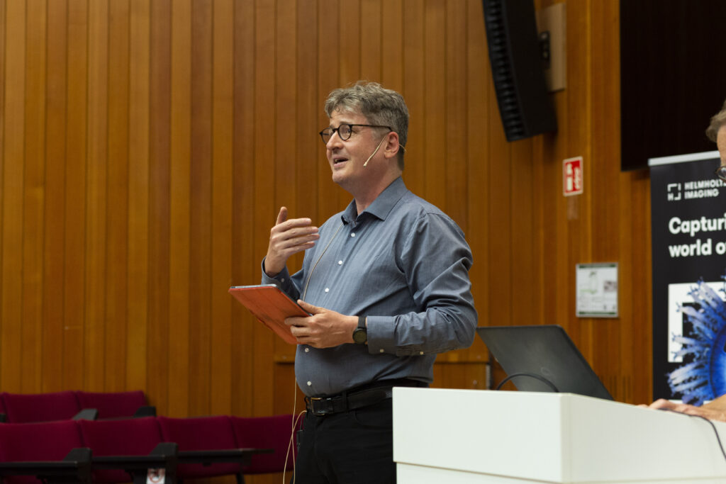 Prof. Dr. Christian Schroer at the Helmholtz Imaging Conference 2023