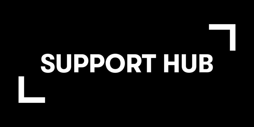 Decorative image to promote the Support Hub, formerly known as HelpDesk