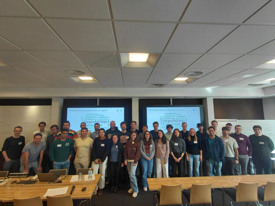 Group photo; mathematics of transformers workshop, September 2025, Hamburg