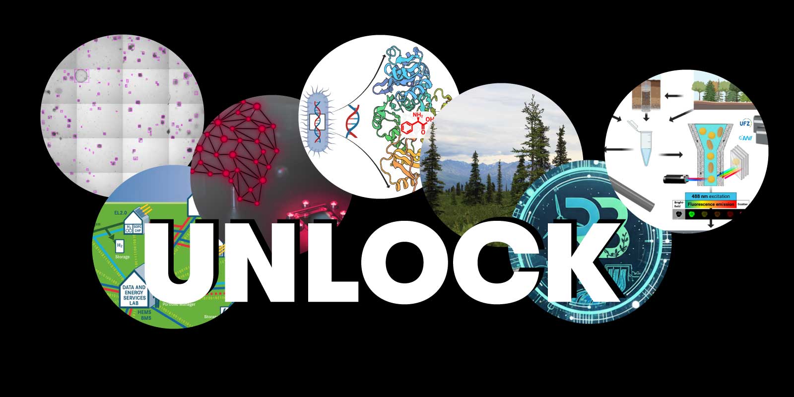 Visual to promote the UNLOCK projects