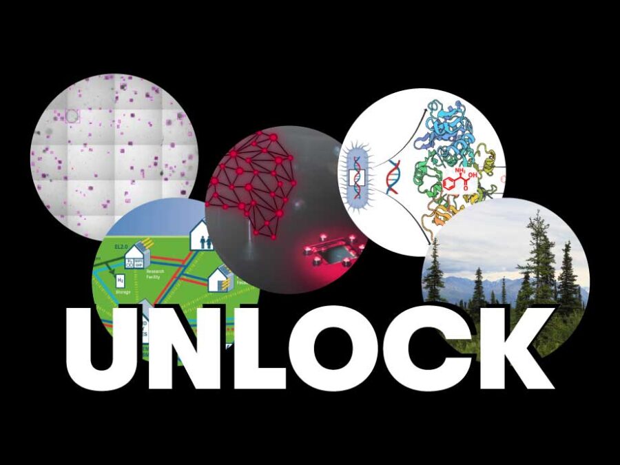 Visual to promote the UNLOCK projects