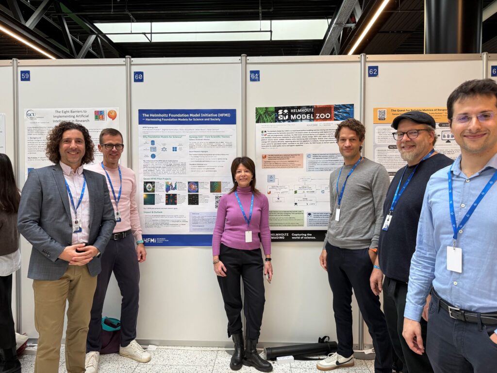 Helmholtz representatives at the AI for Science Summit in Copenhagen