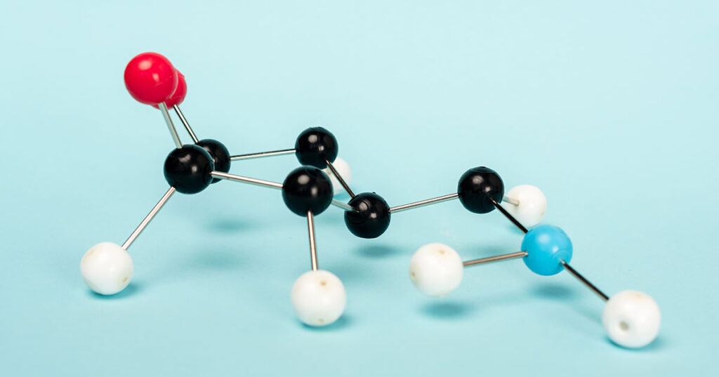 Decorative visual to promote hackathon in the field of chemistry