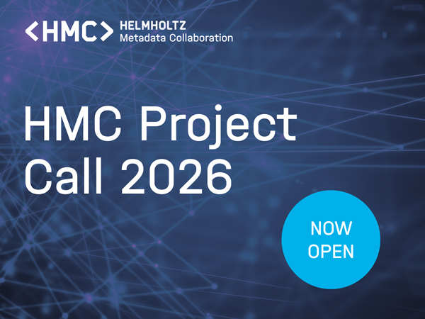 Promotional graphic for the “HMC Project Call 2026” with a blue network-style background and a “Now Open” label.